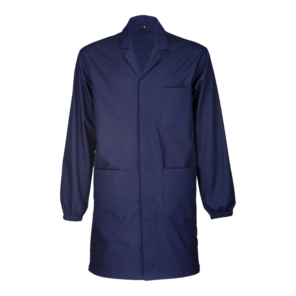 Cotton and polyester working coat Blue L
