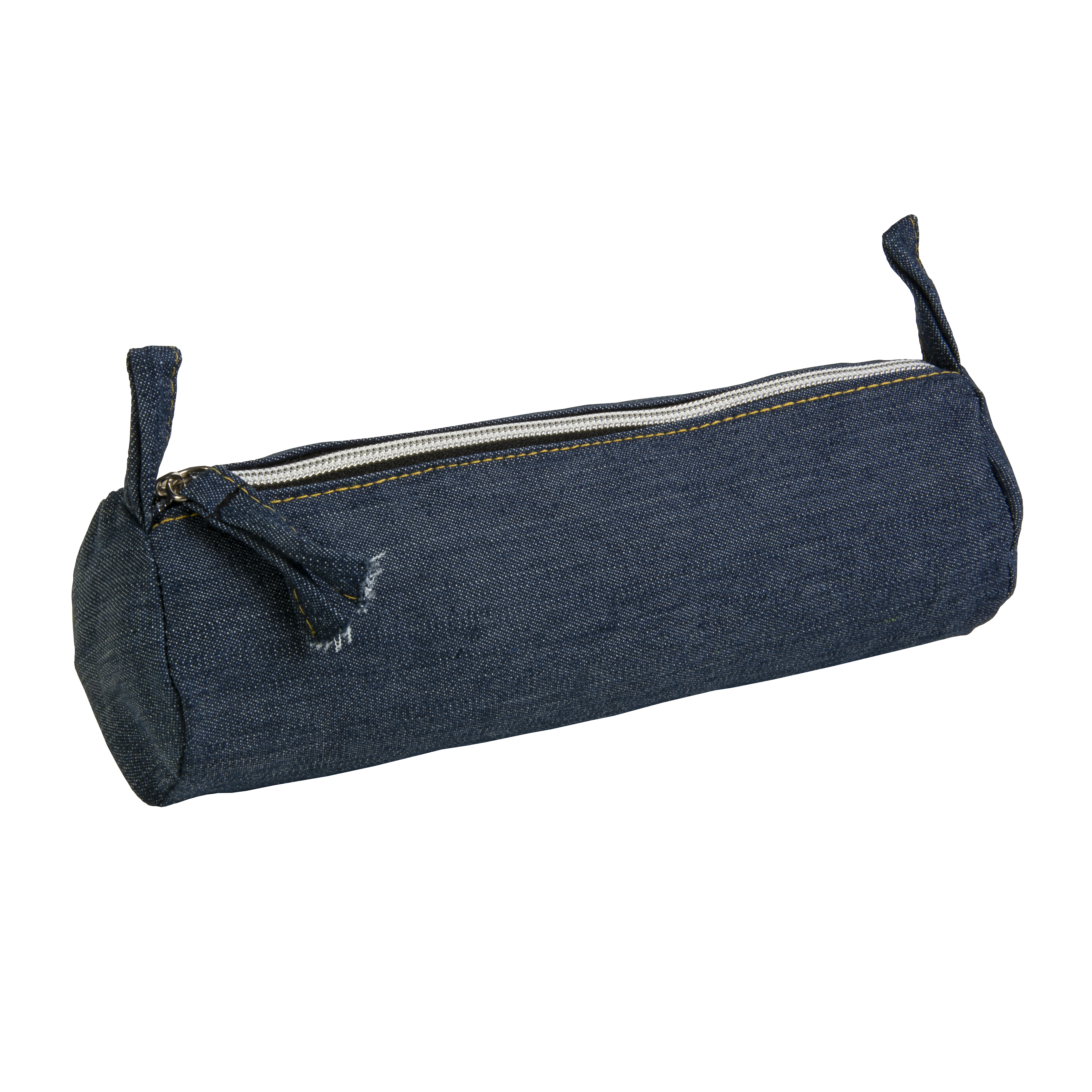 DENIM 220 g/m2 (85% cotton - 15% polyester) beauty case 220 g/m2 with zipper, 8 x 22 cm Jeans