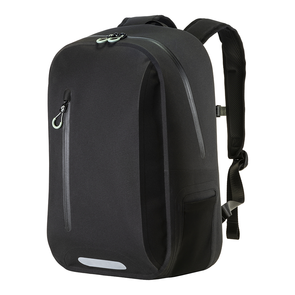 Waterproof polyester laptop backpack (15) with TPU inner lining Black