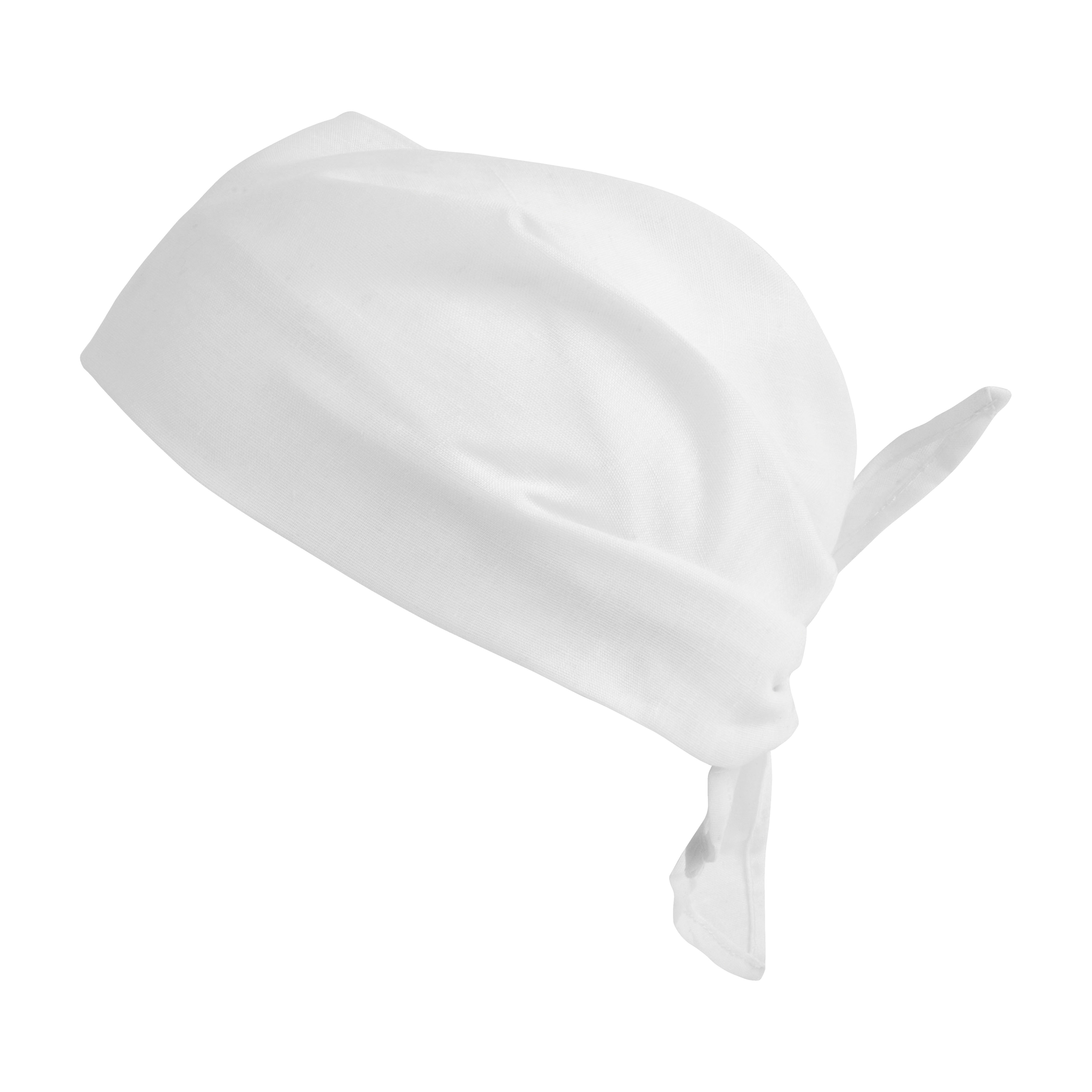 Scarf/bandana, 80% polyester, 20% cotton White