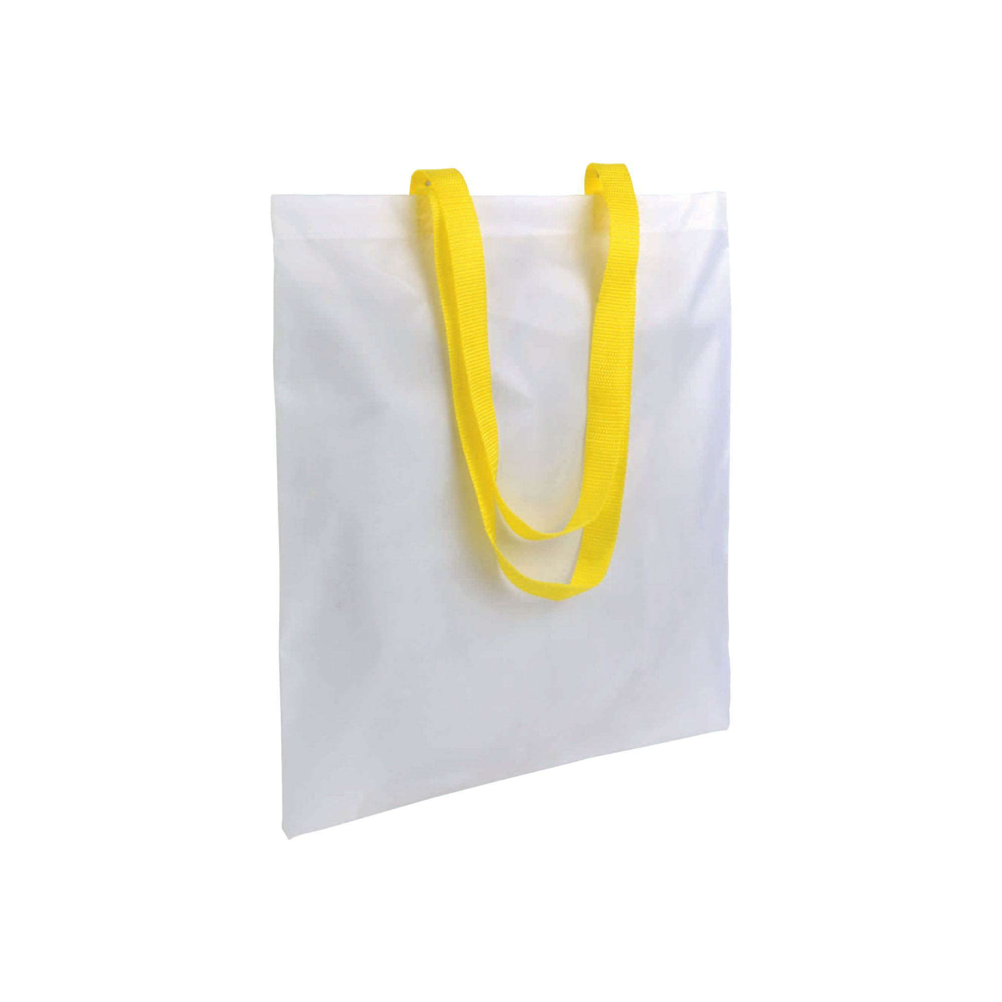 Heat-resistant 210D polyester shopping bag, suitable for sublimation printing Yellow