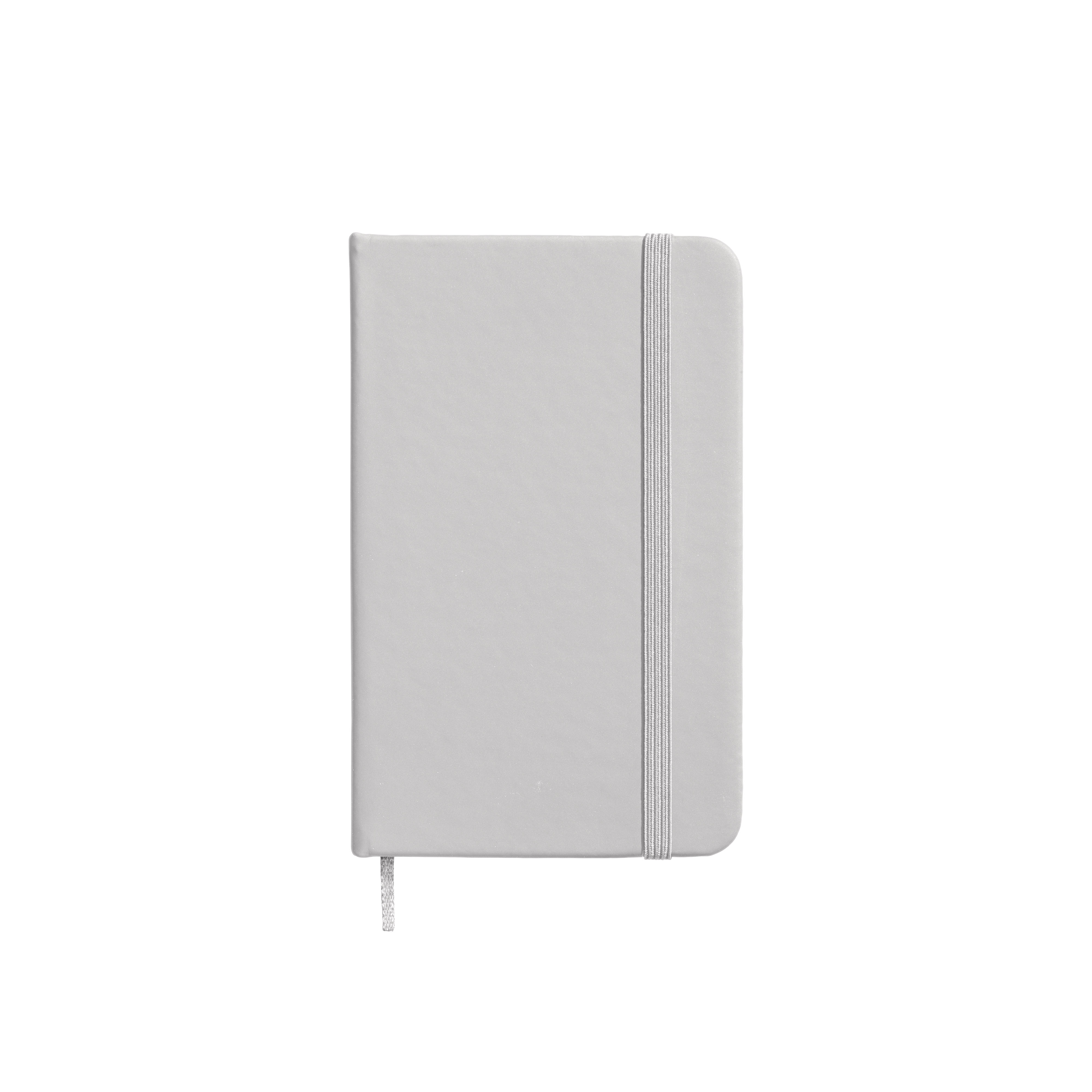 Notebook with recycled PU cover with ruled sheets (80 pages) White