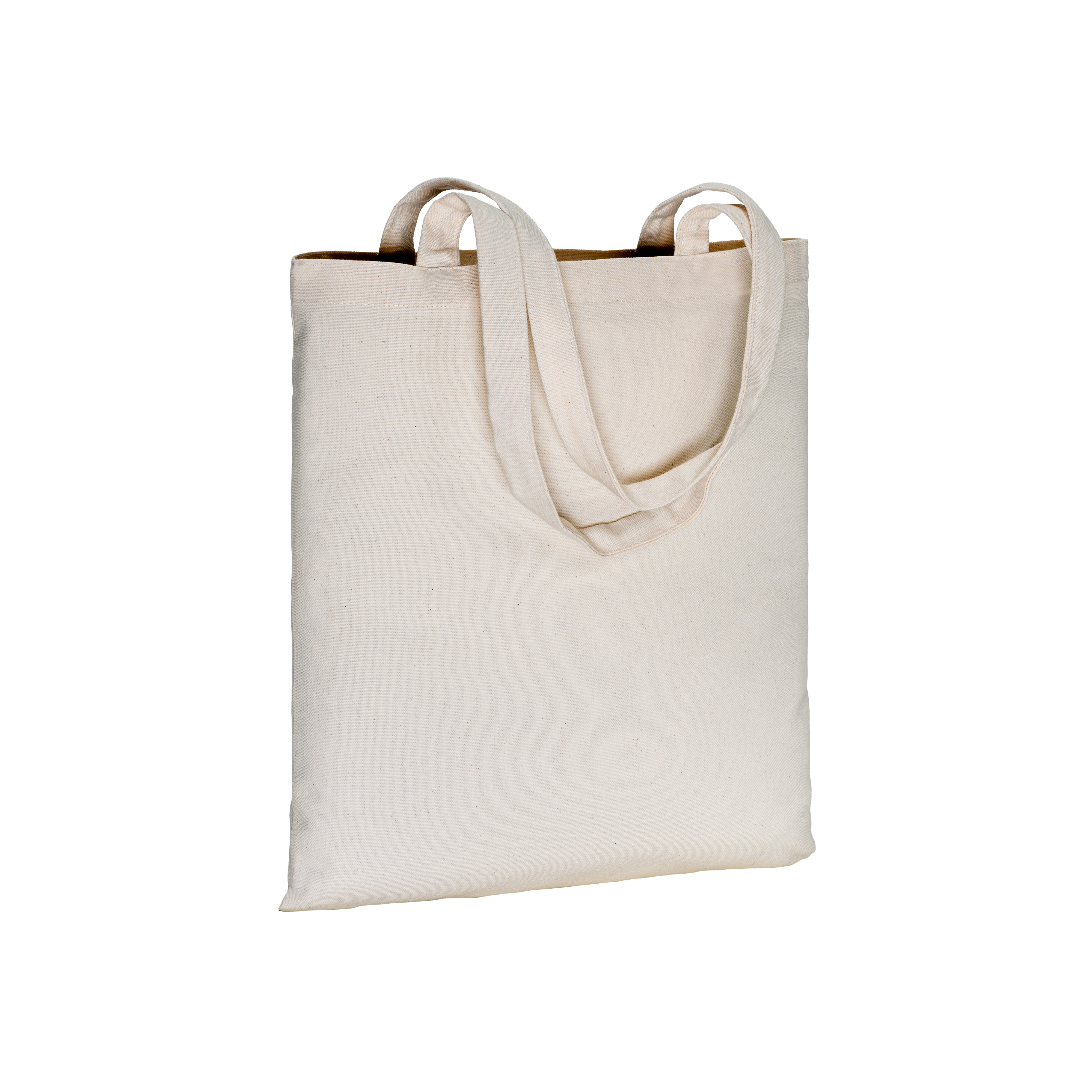 Made-in-Italy shopper bag made of 240 gsm cotton Natural