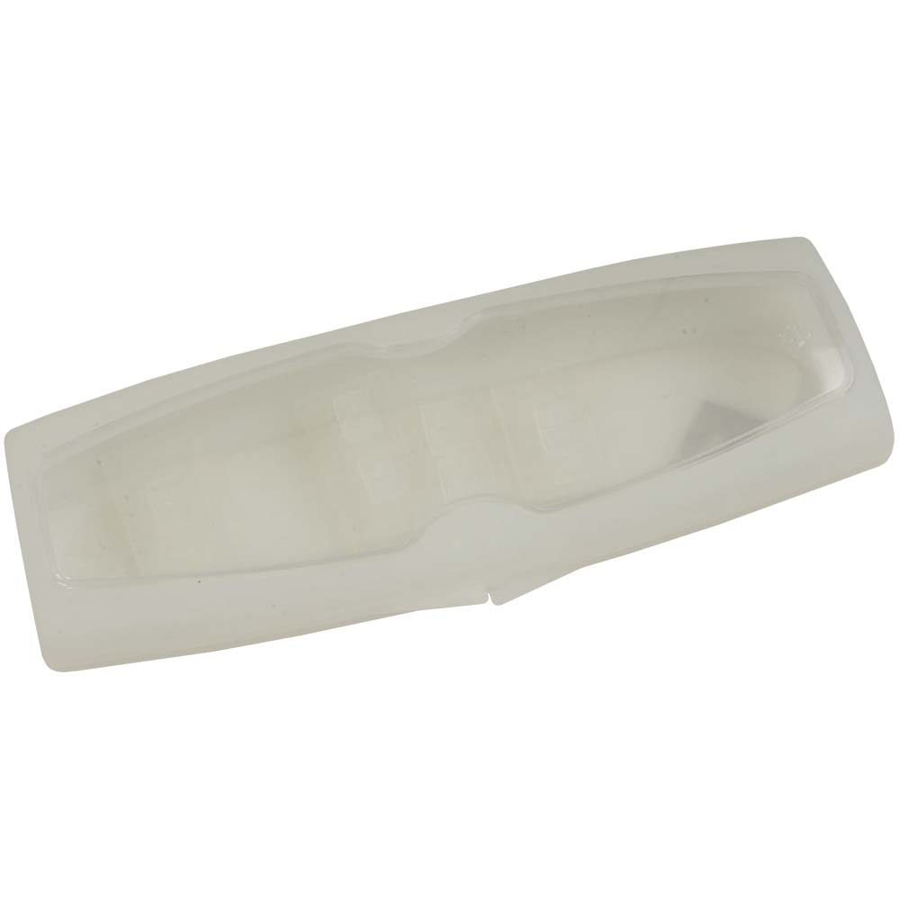 Transformable plastic pen case, for 1 or 2 pens White