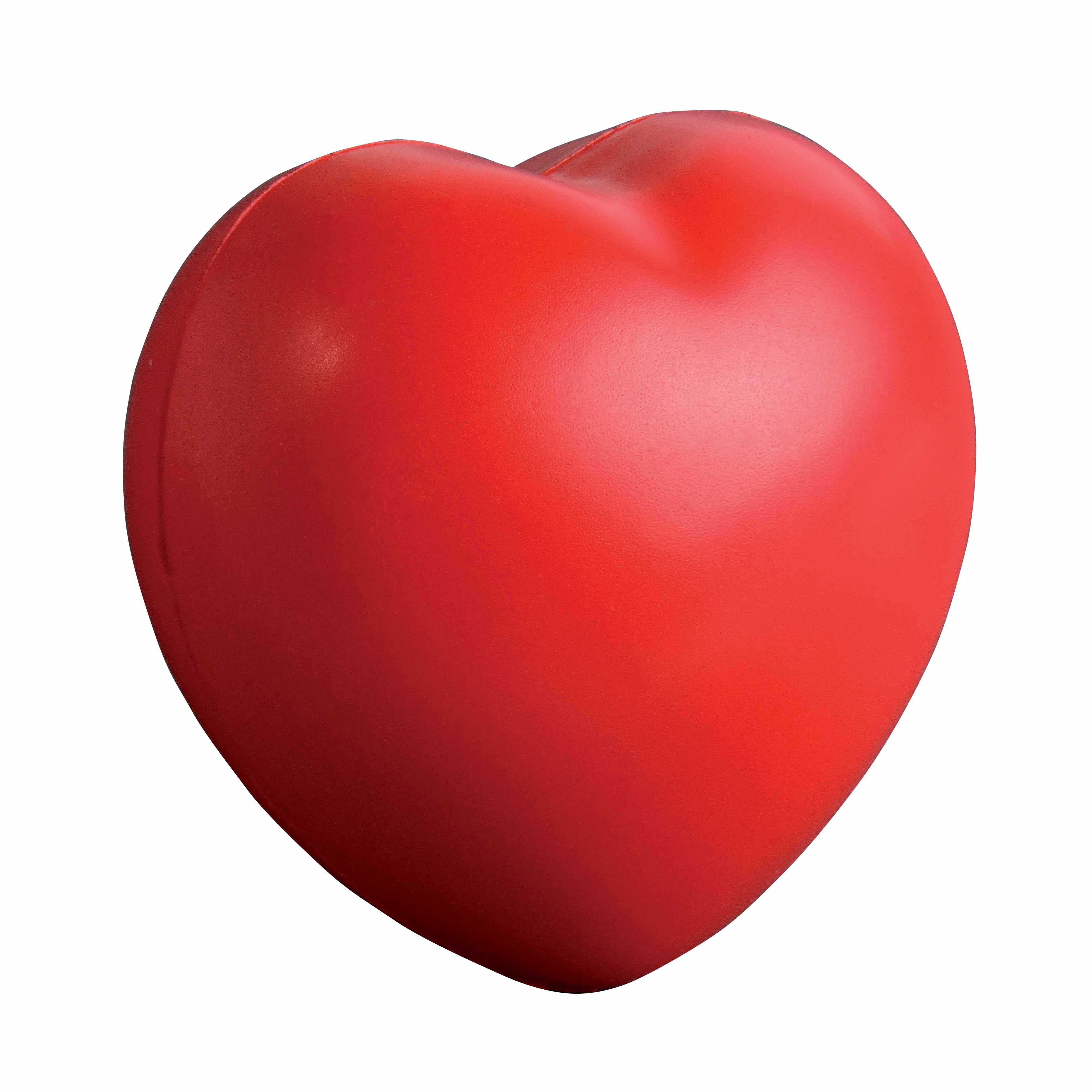 PU heart-shaped stress reliever Red