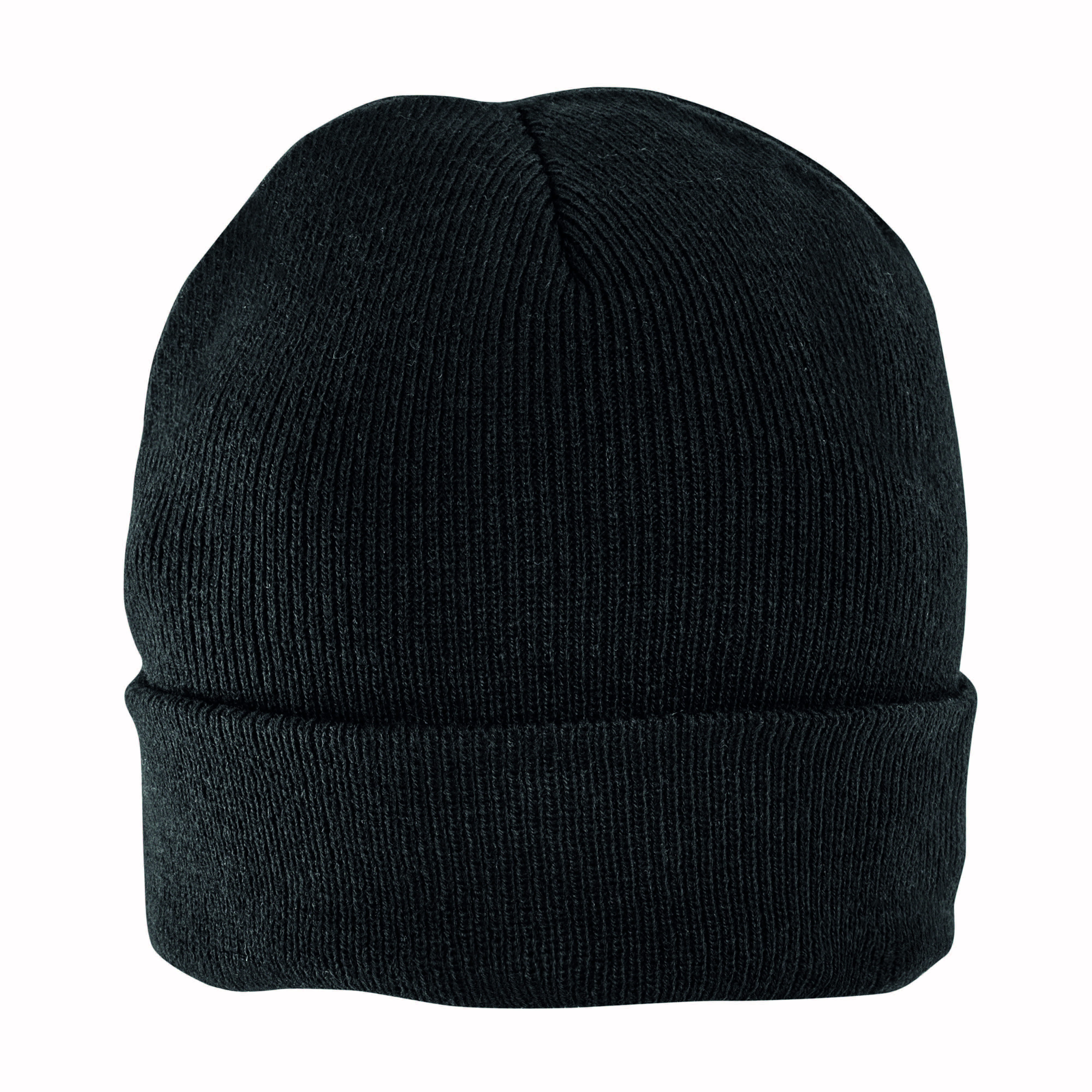 Knitted, 100% acrylic, single-yarn (45 g) Concert beanie - light Black