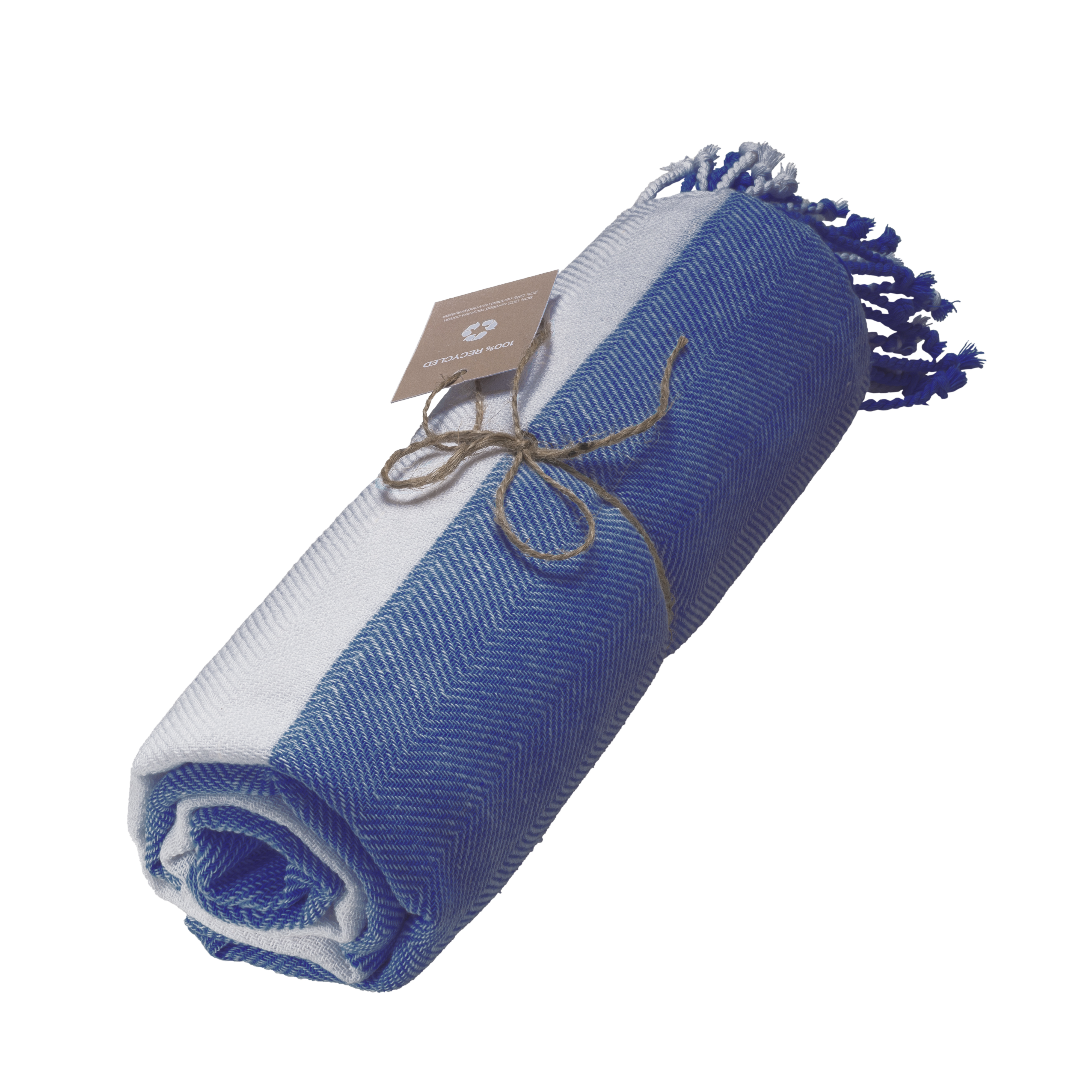 GRS-certified 180 g/m2 recycled cotton beach towel/Fouta Royal