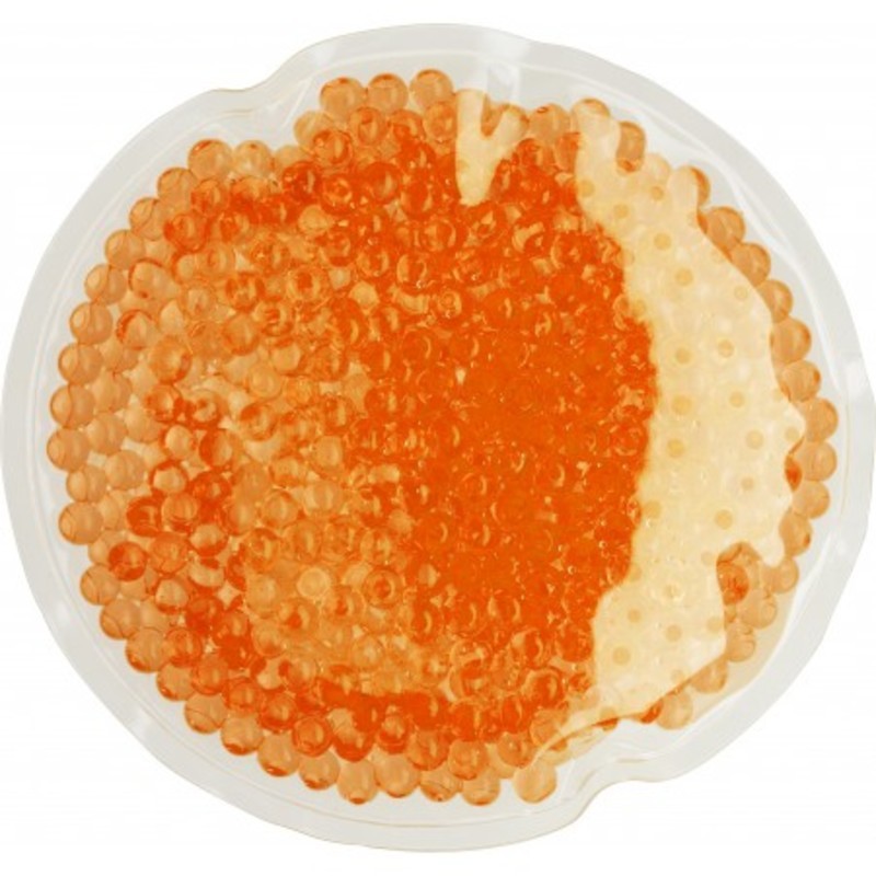 Round plastic hot/cold pack